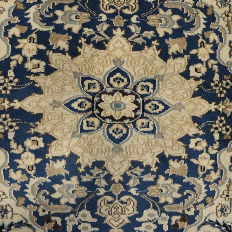 Handgeknüpfter Nain Perserteppich, 120 × 92 cm, Wolle
