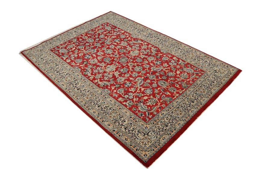 exklusiver-nain-teppich-286x199-cm-handgeknupft-in-rot-beige-4 Nain Perserteppich aus Iran, 284 × 198 cm