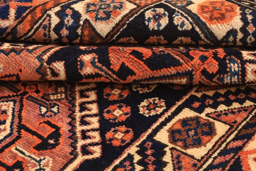 Shiraz Perserteppich 255 × 133 cm aus Wolle, handgeknüpft