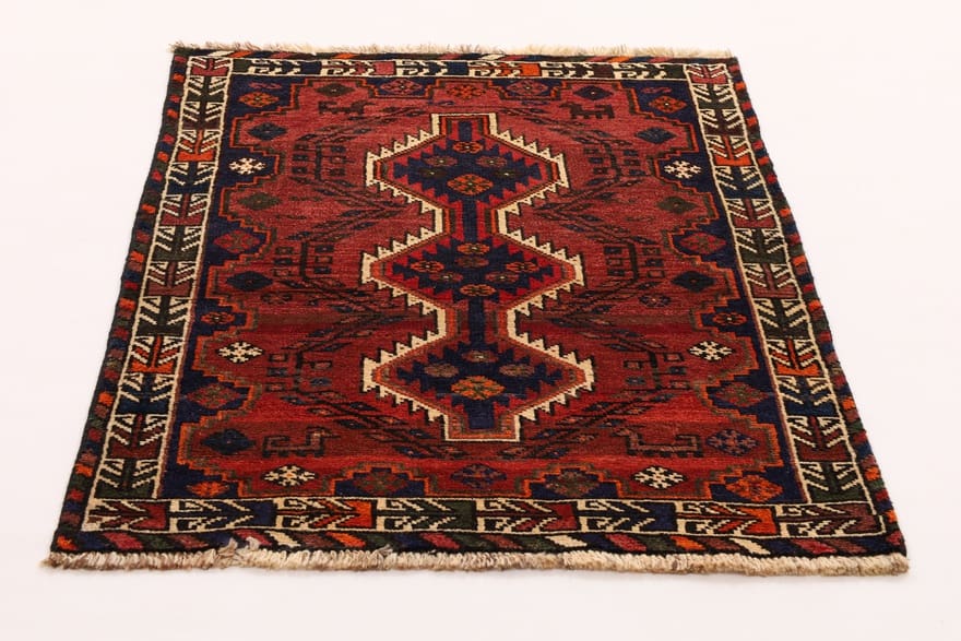 Shiraz Perserteppich aus Iran, 145 × 97 cm