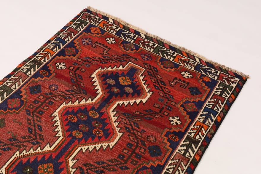 Shiraz Perserteppich aus Iran, 145 × 97 cm