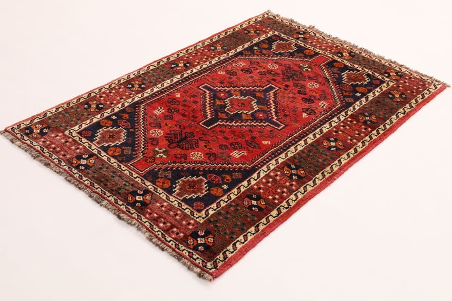 Shiraz Perserteppich aus Iran, 154 × 102 cm