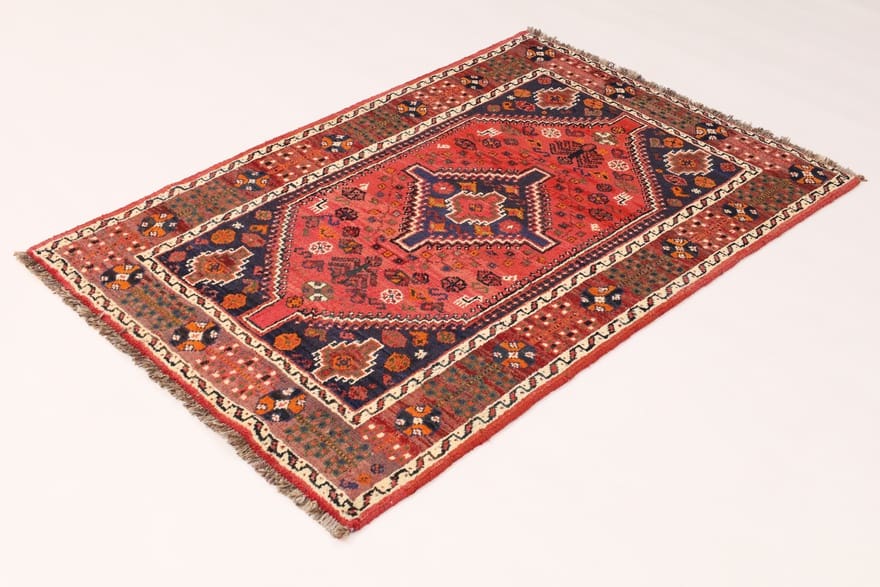 Shiraz Perserteppich aus Iran, 154 × 102 cm