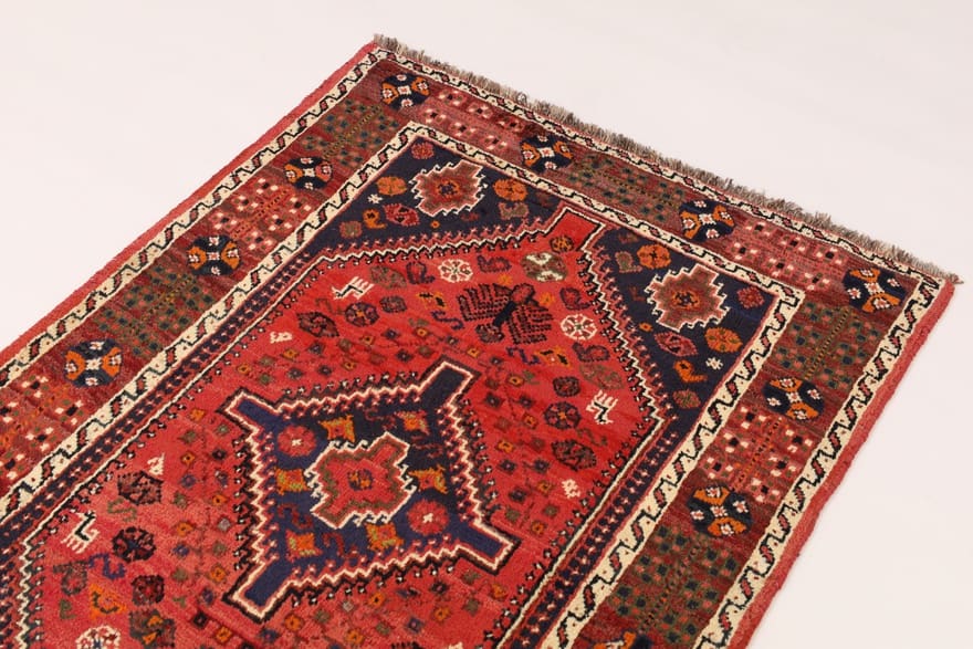 Shiraz Perserteppich aus Iran, 154 × 102 cm
