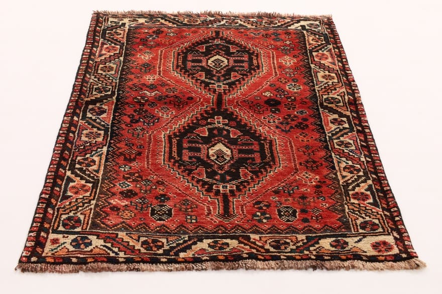 Shiraz Perserteppich aus Iran, 152 × 100 cm