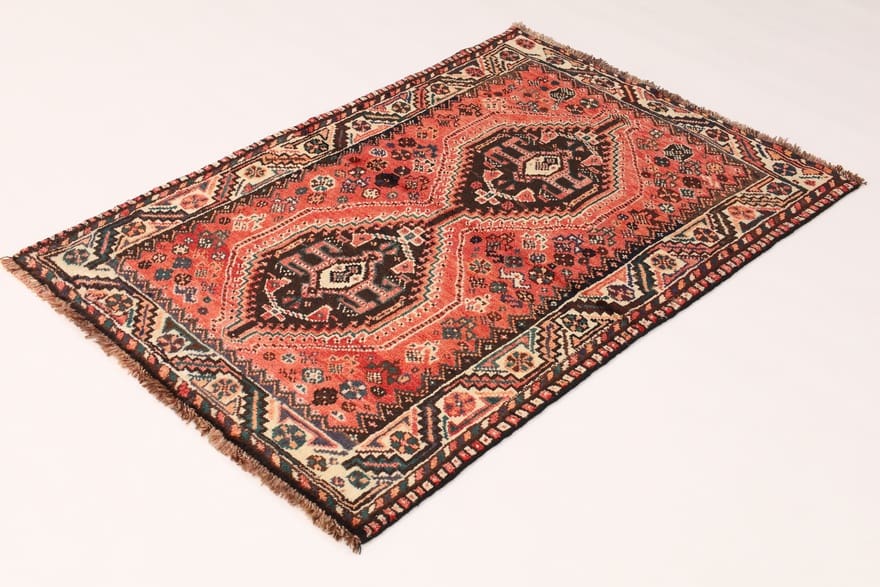 Shiraz Perserteppich aus Iran, 152 × 100 cm