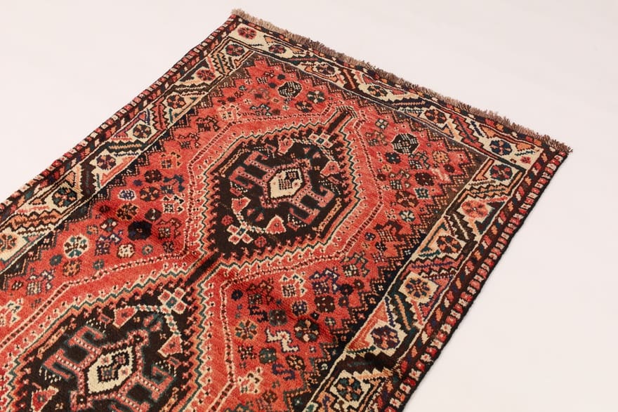Shiraz Perserteppich aus Iran, 152 × 100 cm