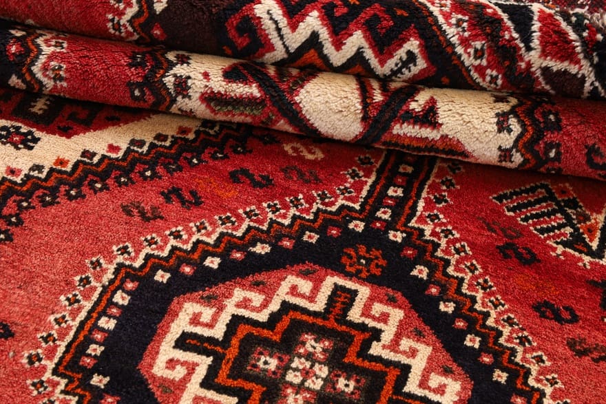 Handgeknüpfter Shiraz Perserteppich 267 × 129 cm