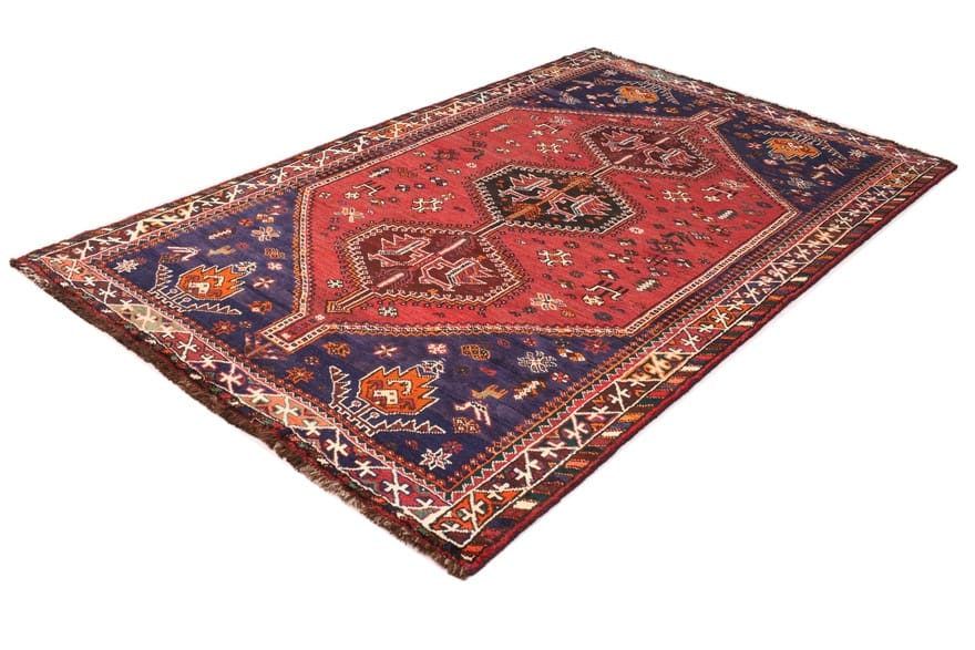 Handgeknüpfter Shiraz Perserteppich 261 × 159 cm