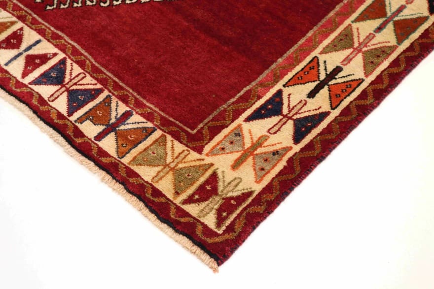 Handgeknüpfter Shiraz Perserteppich 229 × 130 cm