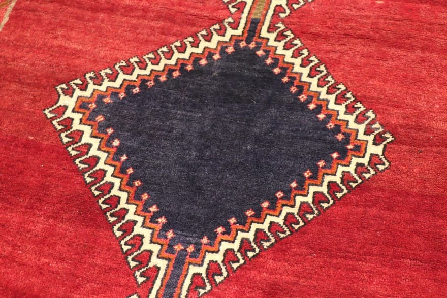 Handgeknüpfter Shiraz Perserteppich 229 × 130 cm