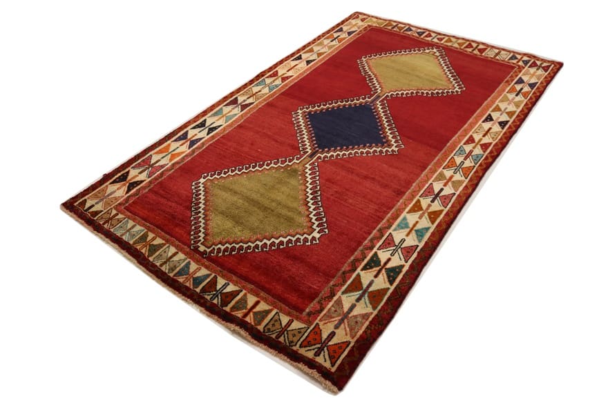 Handgeknüpfter Shiraz Perserteppich 229 × 130 cm
