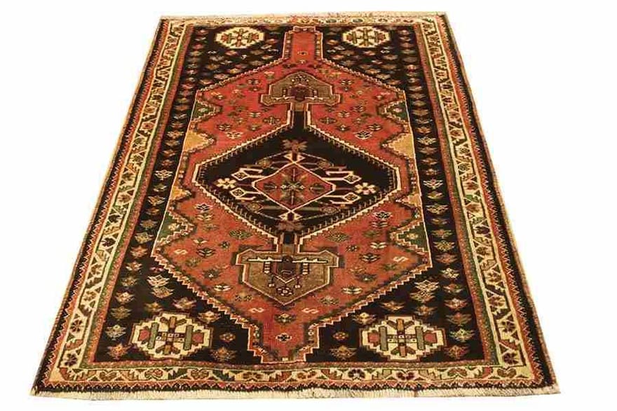 Shiraz Perserteppich aus Iran, 161 × 116 cm