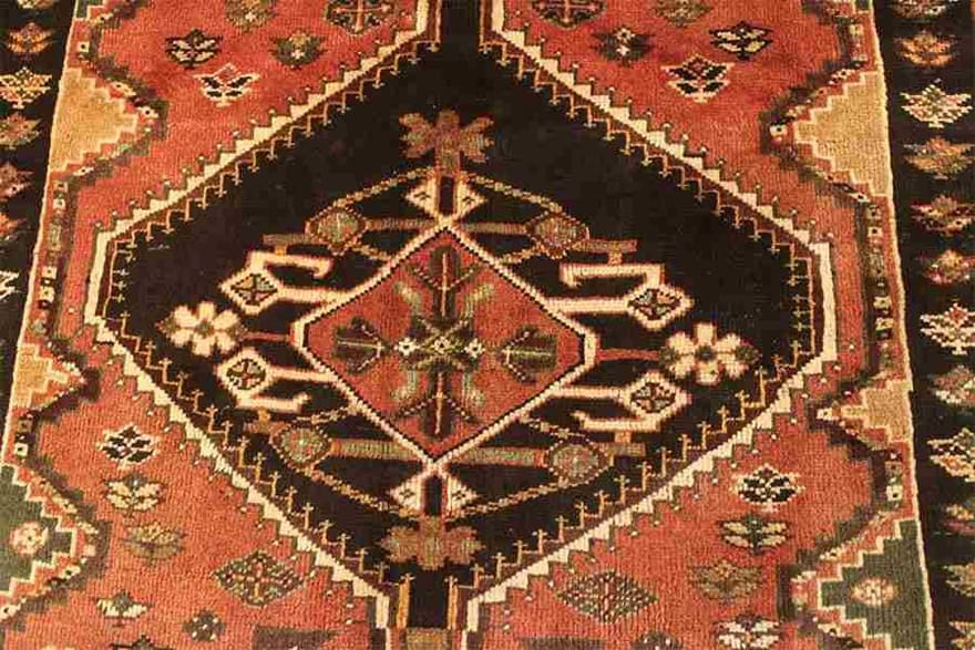 Shiraz Perserteppich aus Iran, 161 × 116 cm