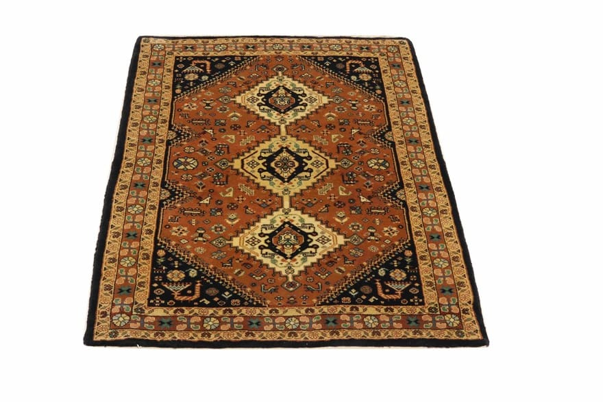 Shiraz Perserteppich aus Iran, 137 × 97 cm