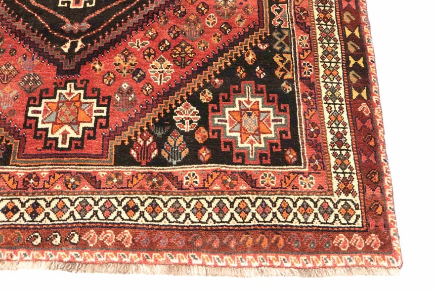 Handgeknüpfter Shiraz Perserteppich, 265 × 168 cm, Wolle