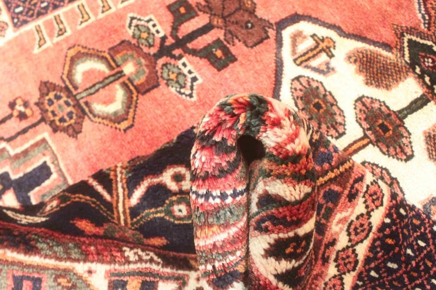 Handgeknüpfter Shiraz Perserteppich, 297 × 156 cm, Wolle