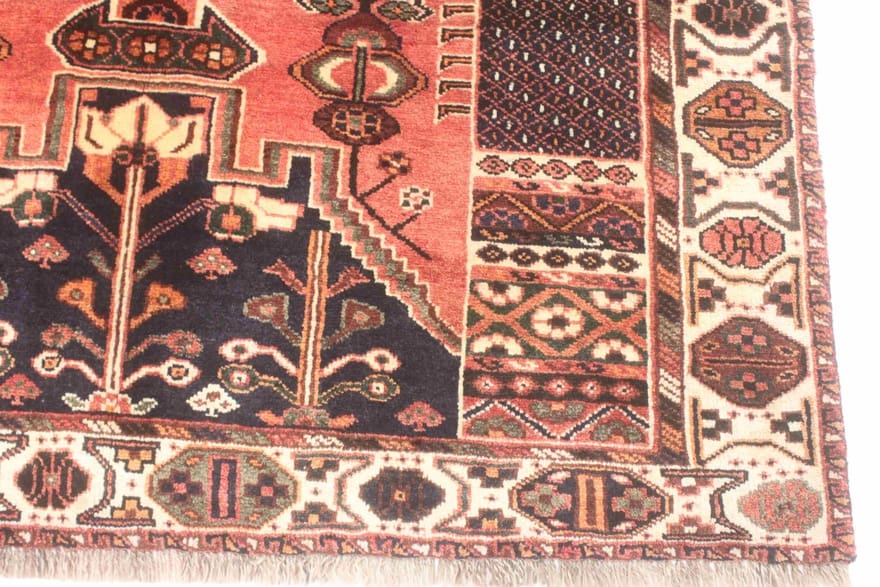 Handgeknüpfter Shiraz Perserteppich, 297 × 156 cm, Wolle