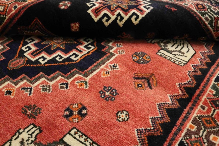 Shiraz Perserteppich aus Iran, 167 × 120 cm