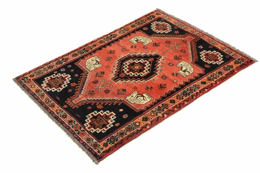 Shiraz Perserteppich aus Iran, 167 × 120 cm