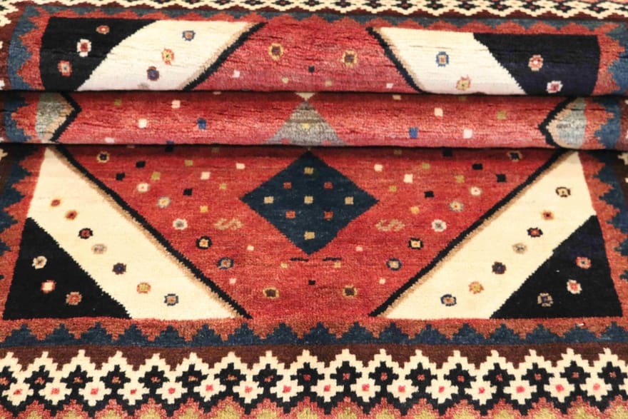 Handgeknüpfter Shiraz Perserteppich, 146 × 106 cm, Wolle
