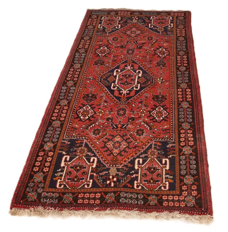 Qashqai Perserteppich 166 × 80 cm aus Wolle, handgeknüpft