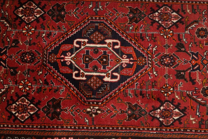 Qashqai Perserteppich 166 × 80 cm aus Wolle, handgeknüpft