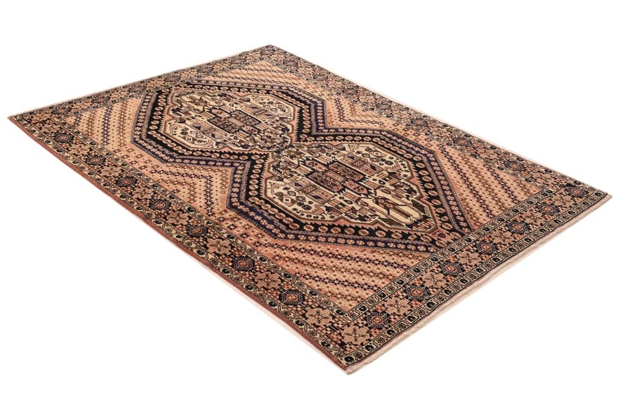 Afshar Perserteppich aus Iran, 210 × 152 cm