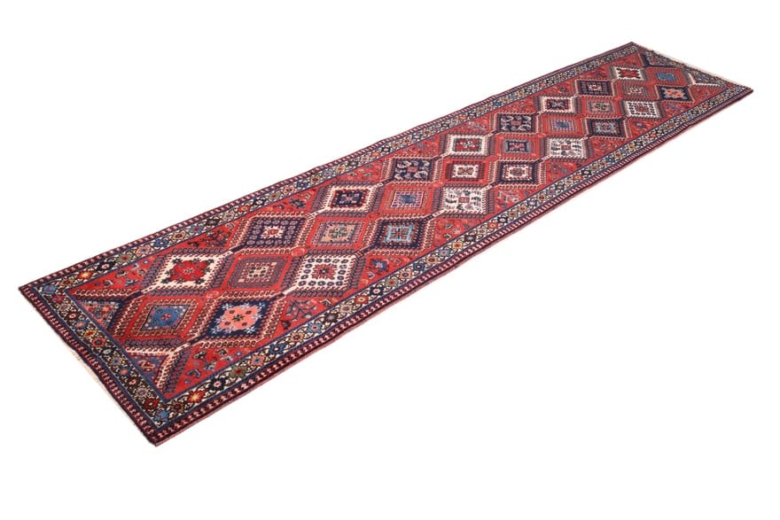 Handgeknüpfter Perserteppich 380 × 83 cm