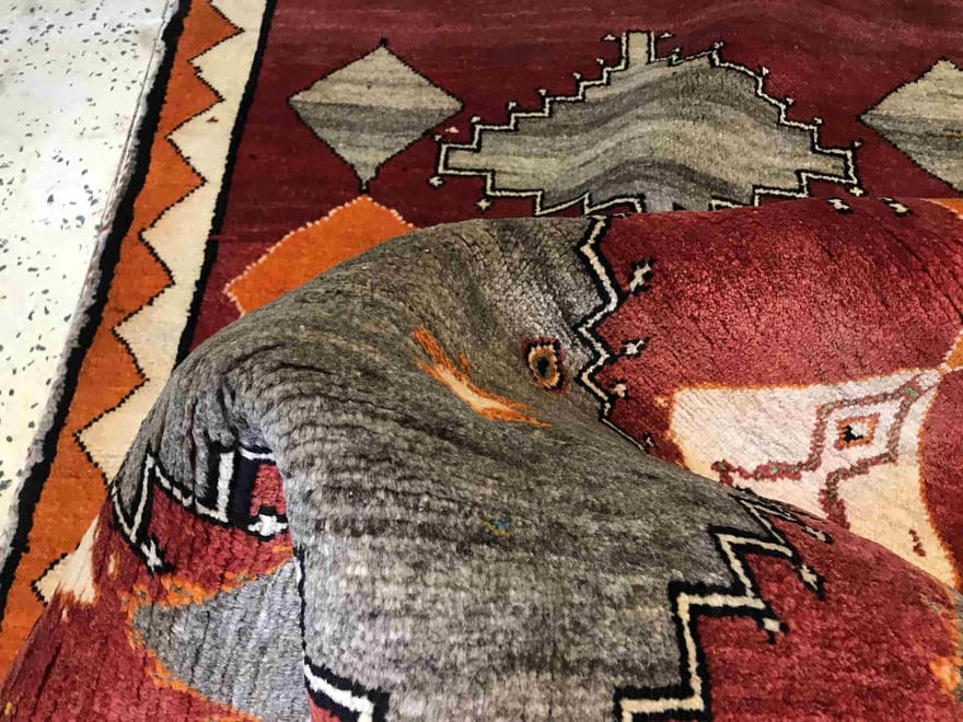 Qashqai Perserteppich aus Iran, 167 × 110 cm