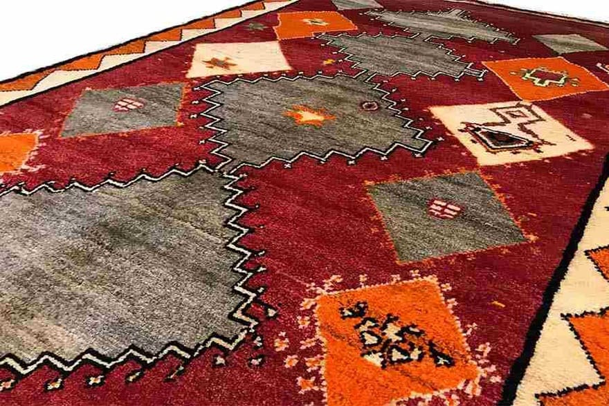 Qashqai Perserteppich aus Iran, 167 × 110 cm