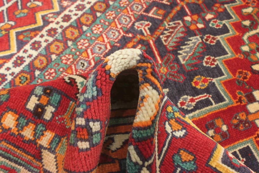 Handgeknüpfter Qashqai Perserteppich, 257 × 155 cm, Wolle