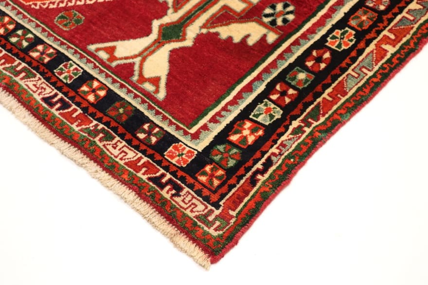 Handgeknüpfter Qashqai Perserteppich 218 × 142 cm
