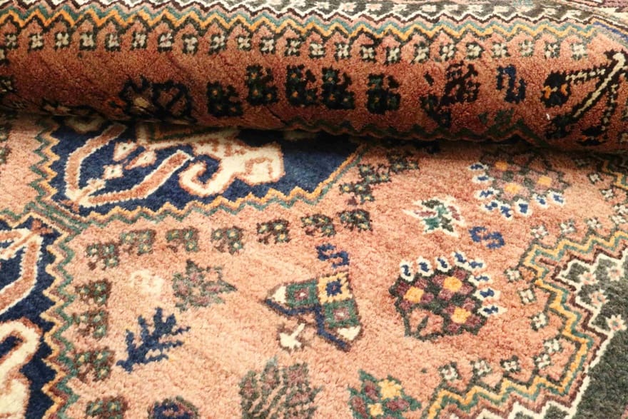 Qashqai Perserteppich aus Iran, 155 × 106 cm