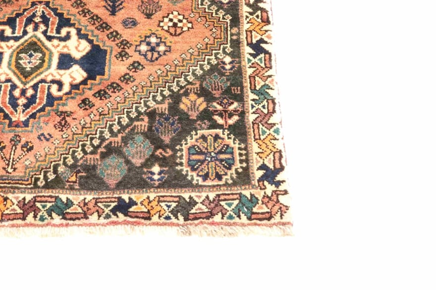 Qashqai Perserteppich aus Iran, 155 × 106 cm