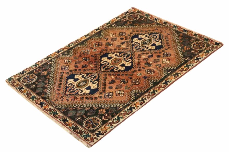 Qashqai Perserteppich aus Iran, 155 × 106 cm