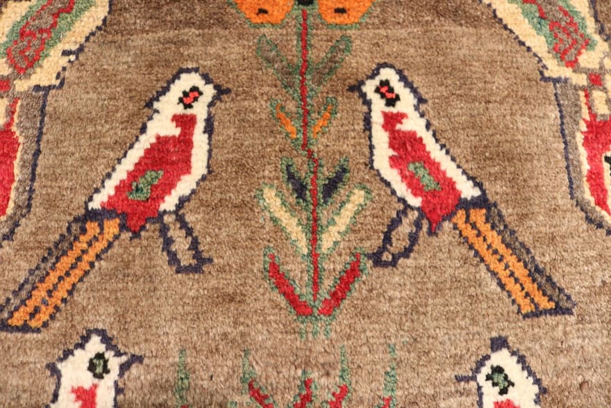 Qashqai Perserteppich aus Iran, 270 × 142 cm
