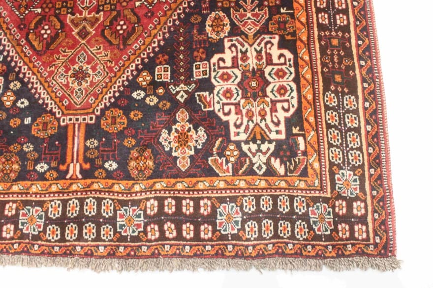 Handgeknüpfter Qashqai Perserteppich, 265 × 158 cm