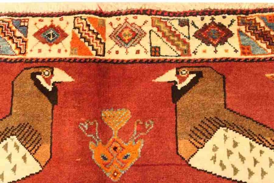 Qashqai Perserteppich aus Iran, 164 × 124 cm