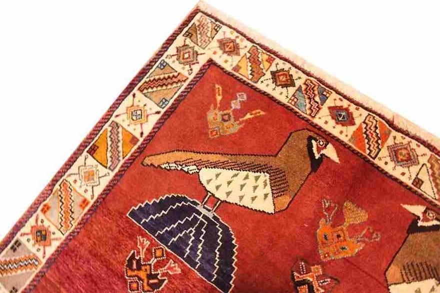 Qashqai Perserteppich aus Iran, 164 × 124 cm