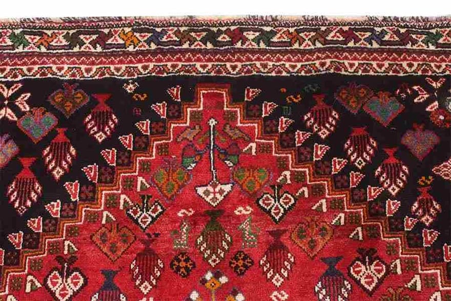 ghashghai-orientteppich-273x179-cm-handgeknupft-100-wolle-4 Qashqai Perserteppich aus Iran, 271 × 178 cm