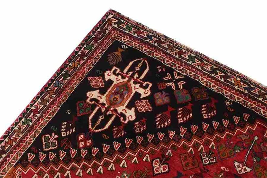 ghashghai-orientteppich-273x179-cm-handgeknupft-100-wolle-5 Qashqai Perserteppich aus Iran, 271 × 178 cm