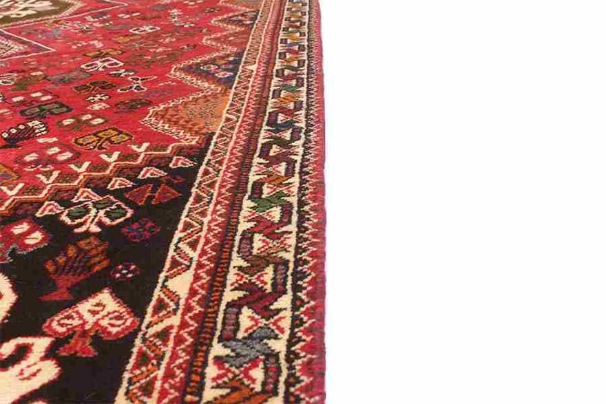ghashghai-orientteppich-273x179-cm-handgeknupft-100-wolle-7 Qashqai Perserteppich aus Iran, 271 × 178 cm