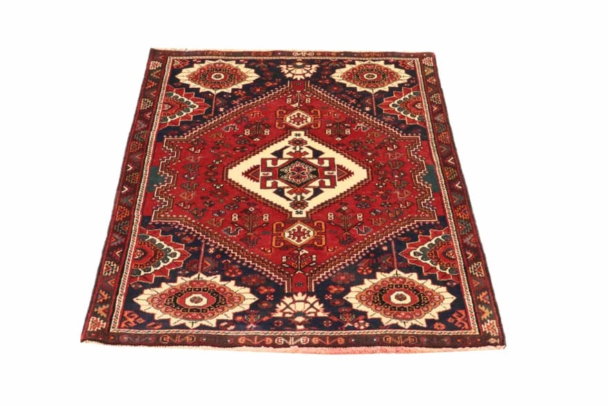 Handgeknüpfter Qashqai Perserteppich 166 × 106 cm