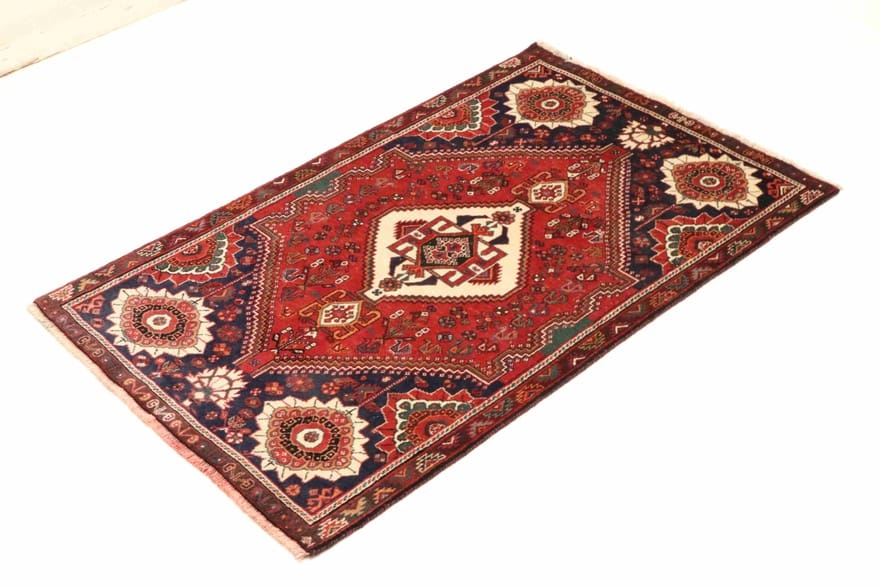 Handgeknüpfter Qashqai Perserteppich 166 × 106 cm