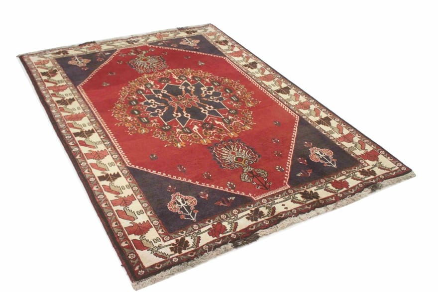 Qashqai Perserteppich aus Iran, 215 × 157 cm