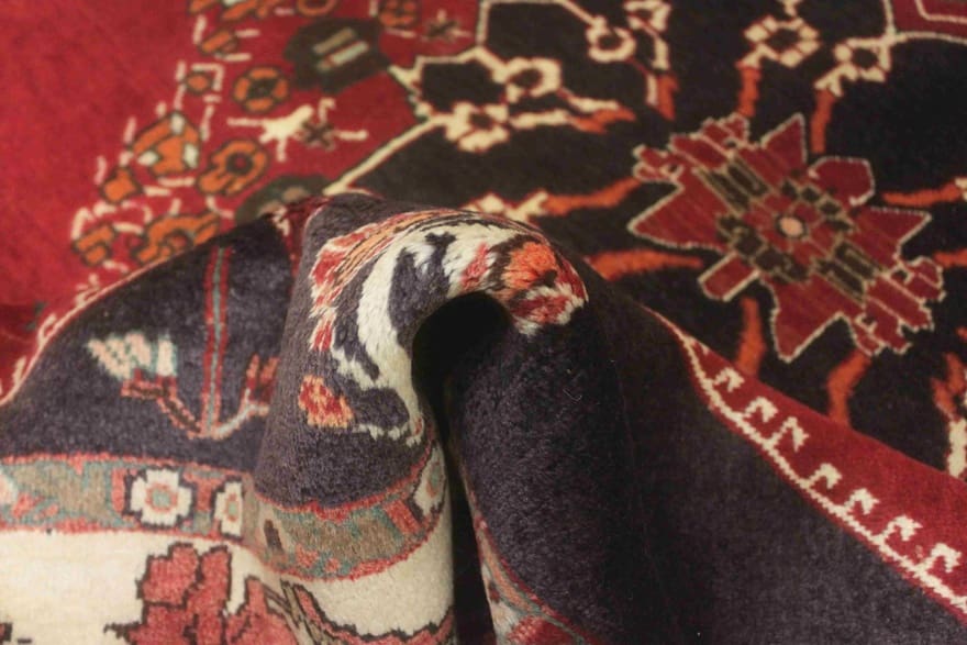 Qashqai Perserteppich aus Iran, 215 × 157 cm