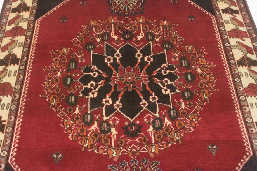Qashqai Perserteppich aus Iran, 215 × 157 cm