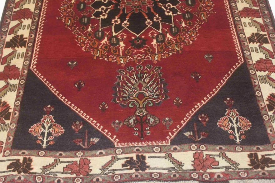 Qashqai Perserteppich aus Iran, 215 × 157 cm