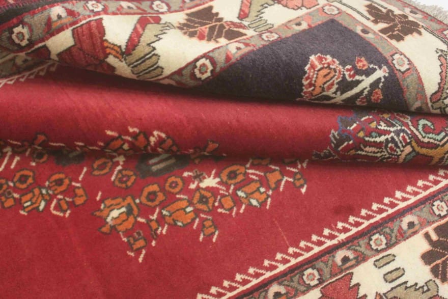 Qashqai Perserteppich aus Iran, 215 × 157 cm